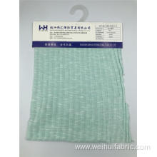 High Quality Ribbing Knitted R/T/SP Light Green Fabrics